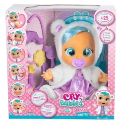 Cry Babies Kristal Gets Sick&Feels Better Lalka - TM Toys
